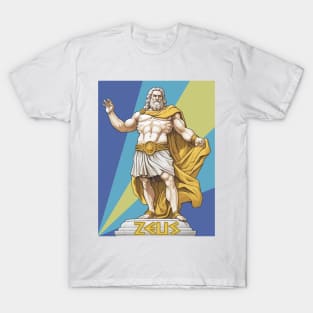 Vintage Retro Zeus Greek God T-Shirt